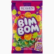 BIM BOM – Filled hard candies with a great fruity flavor.