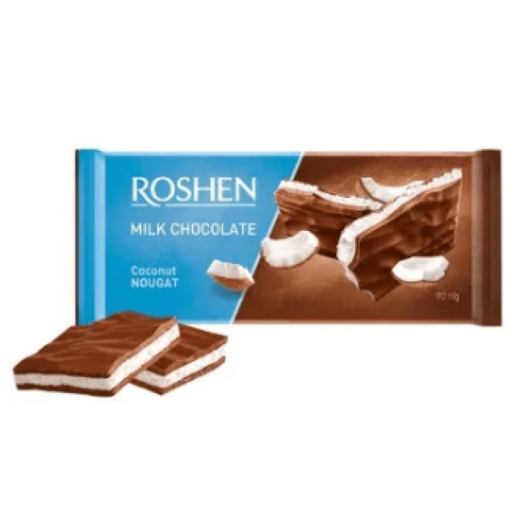 Milk chocolate – coconut in nougat